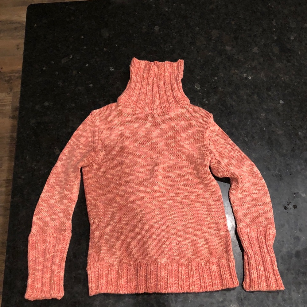 Peach with Gold thread Sweater